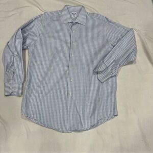 Brooks Brothers Makers & Merchants Dress Shirt 16 1/2 - 34 Egyptian Cotton USA